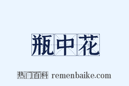 瓶中花是什么意思的图片